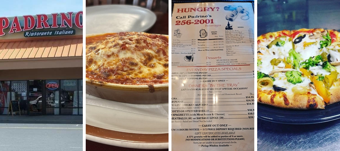 Padrinos Italian Restaurant Menu